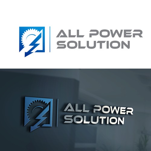Bold logo for power generators company 