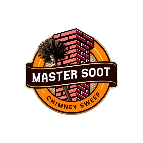 Master Soot Chimney Sweep Logo