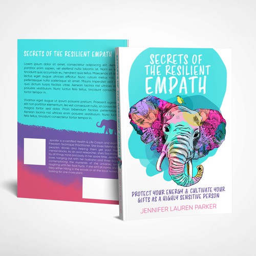 Book cover design for an Empath book