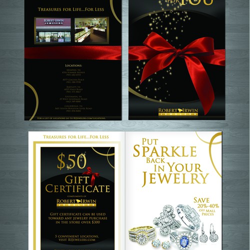 Super Cool Jewelry Booklet that Will Hold A Gift Certificate. 