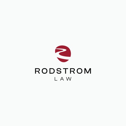 Rodstrom Law Logo design