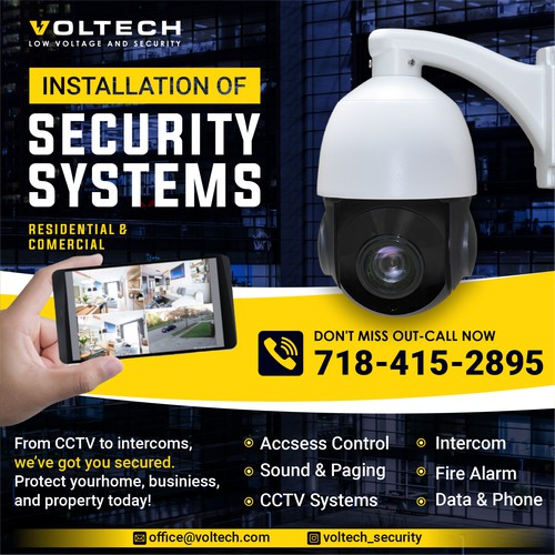 CCTV Advertising Poster Design