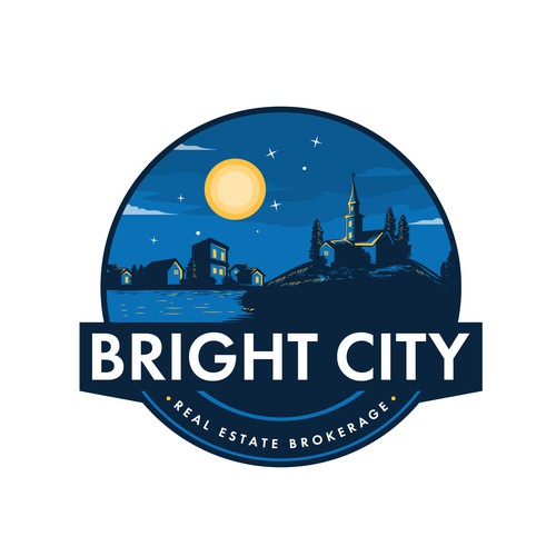 Bright City - Inspired by Van Gogh's Starry Night