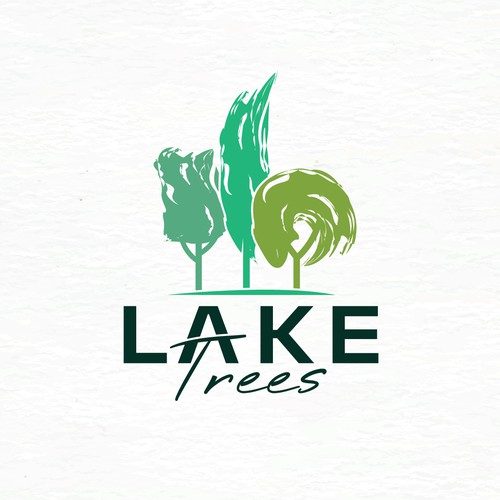 Modern tree logo