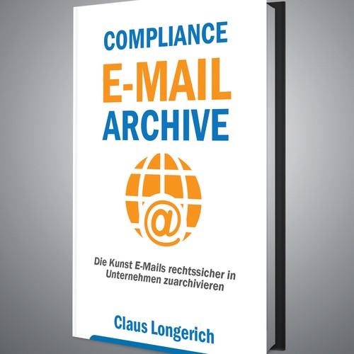 Create a stunning book cover for an E-Mail Compliance book!