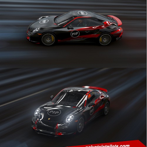 Porsche 997 Turbo wrap design