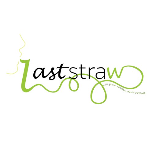 LOGO concept for BIODEGRADABLE NOODLE STRAW
