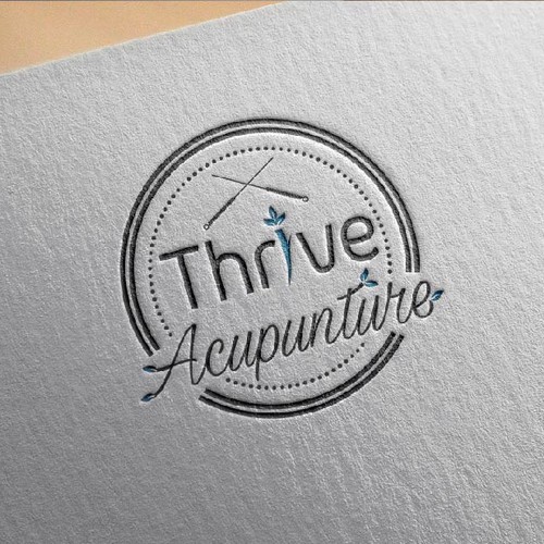 Logo concept for Thrive Acupuncture