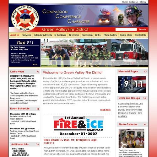 Fire District website