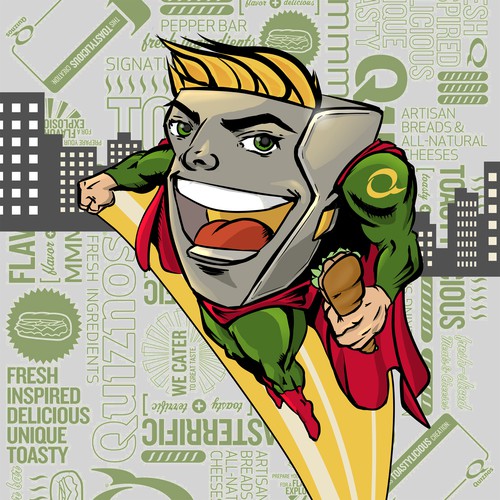 Create a Superhero for Quiznos- Awarding 15 Winning Designs