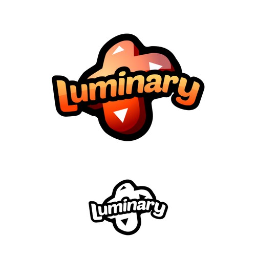 Create a kickass logo for LUMINARY, a video game startup.