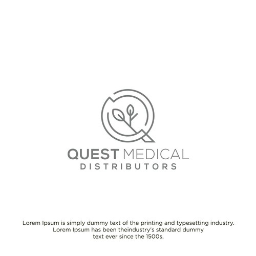 Quest Medical Distributors Logo Design