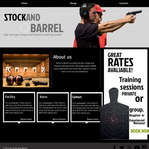 Gun Rage and Training Center Web Page