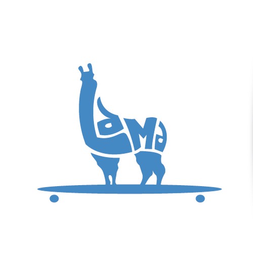 Logo for Lamas (longboard webshop)