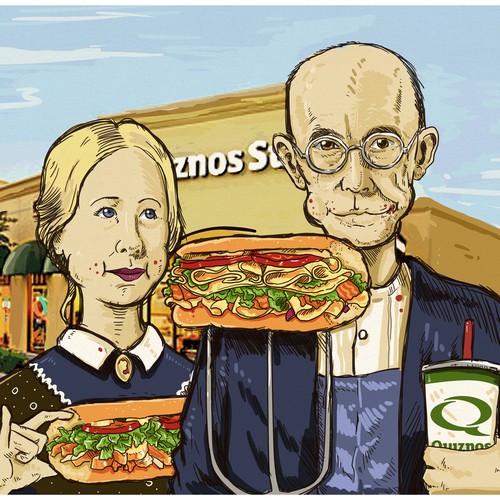 American Gothic Quiznos