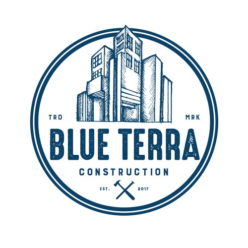 Blue Terrra Construction Logo
