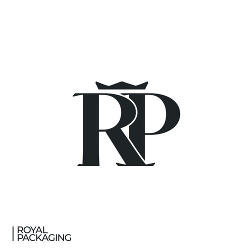 Monogram logo design for Royal Packaging contest