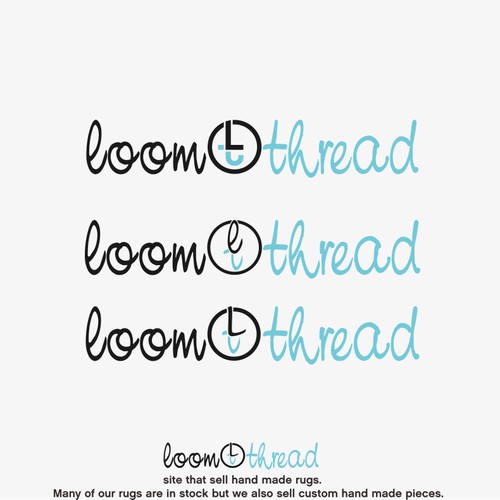 Create a logo and font for our name loom and thread to incorporate for our rug designing website