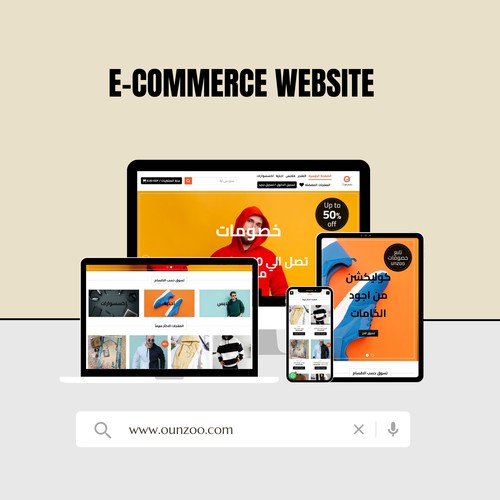 Cunzoo Fashion E-commerce Website design