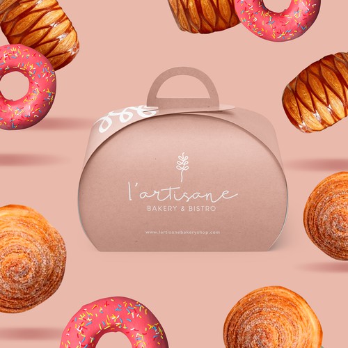 Packaging design for French cuteness/ delivery box