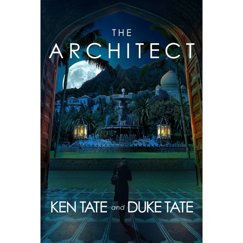 Book cover design for The Architect