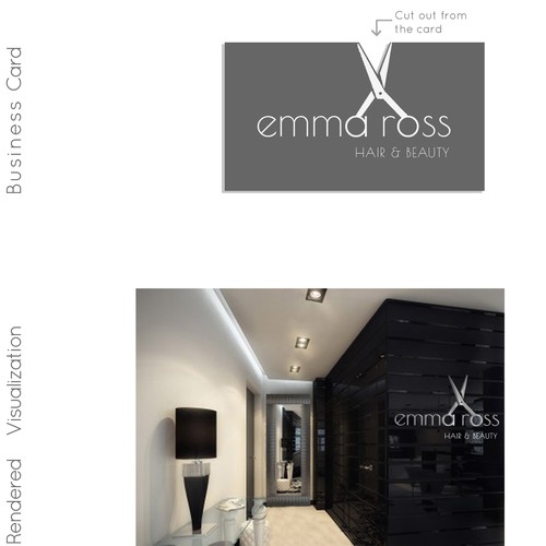 Logo design for a hair and beauty saloon