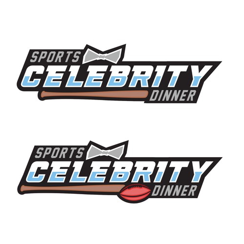 Fresh new logo for Sports Celebrity Dinner event