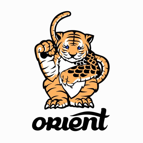Tiger Cub Mascot Logo