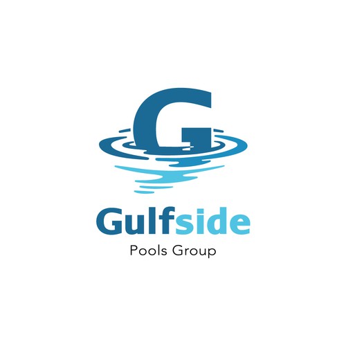 Logo concept for Gulfside pools group