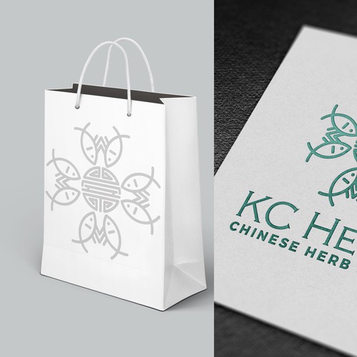 Chinese Herbalist looking for an abstract iconography style logo. maybe using a dragon, & water element, with an herbal