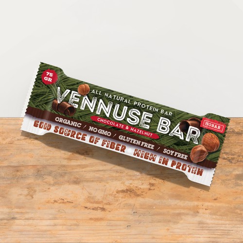 Organic Protein Bar Packaging Design