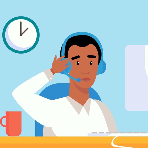 call-center illustration