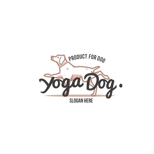 yoga dog logo