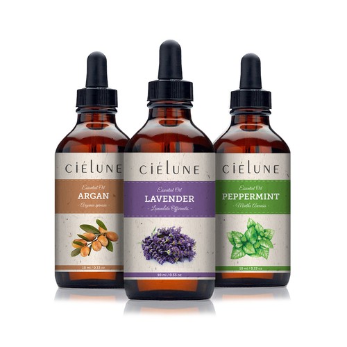 Create a Simple Brand Packaging for Pure Essential Oil Company