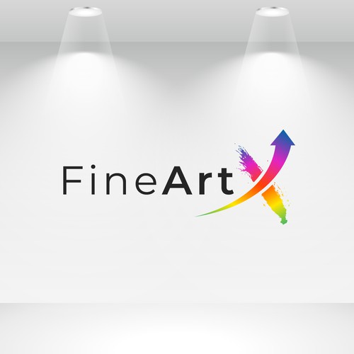 Fineartx logo design