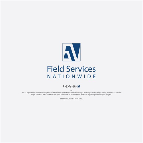 F+S+N combination Minimalist Logo