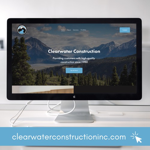Clearwater Construction - Professional Services Website Design