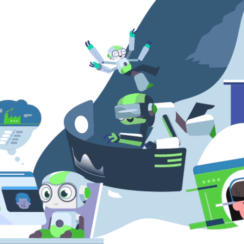 animation talent robot