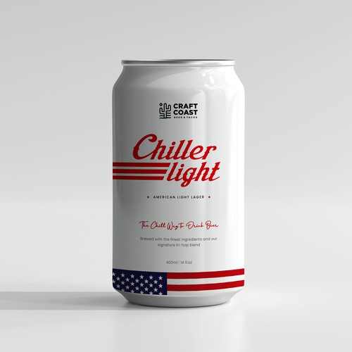 Chiller Light Product Label Design