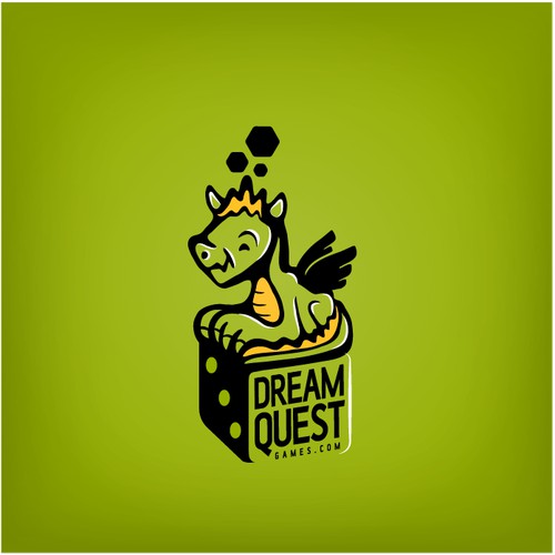 DreamQuest Games needs to update our cute and playful DRAGON logo $$ GUARANTEED!