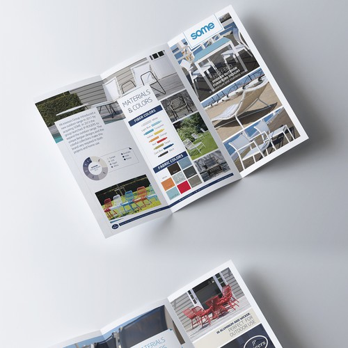 Brochure for an International furniture company.