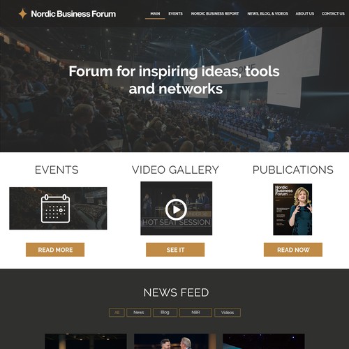 Nordic Business Forum website