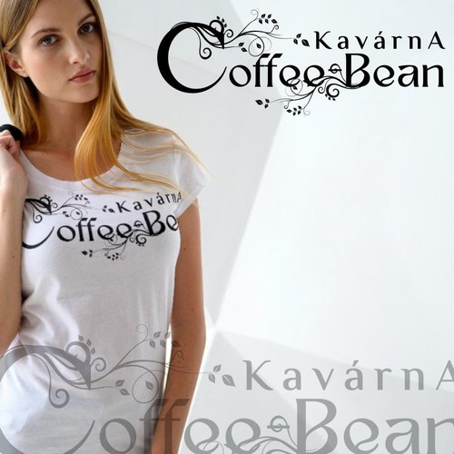 Logo modern coffee bean