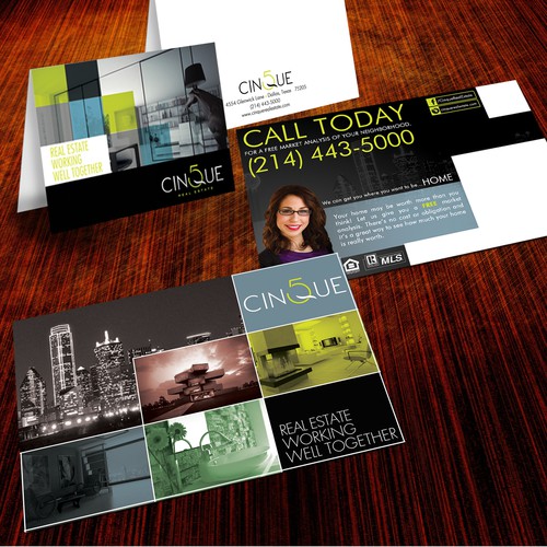 Postcard design wanted for Cinque Real Estate