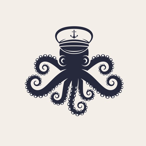 Unique octopus logo 