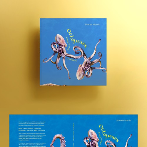 Propuesta de diseño de portada para el libro "Octopuses" 