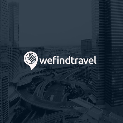 Innovative logo for "Wefindtravel"