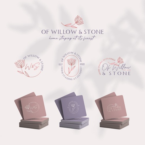sophisticated logo for a home stager/designer