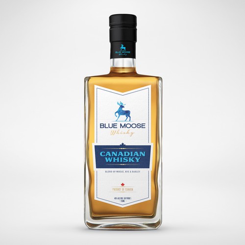 Modern classic Whisky label
