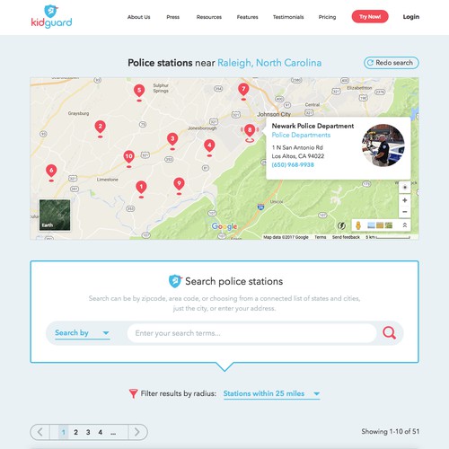 National Police Database for KidGuard.com